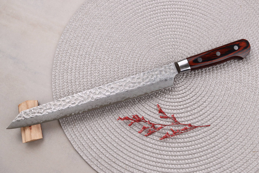 27 cm Sakai Takayuki Damaskus västerländsk 33-lagers japansk kiritsuke yanagibakniv
