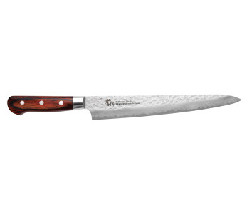 Sakai Takayuki Damaskus västerländsk 33-lagers 24 cm japansk sujihiki-kniv