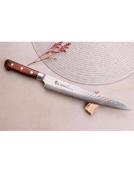Sakai Takayuki Damascus Western 33-kerroksinen 24cm japanilainen sujihiki veitsi