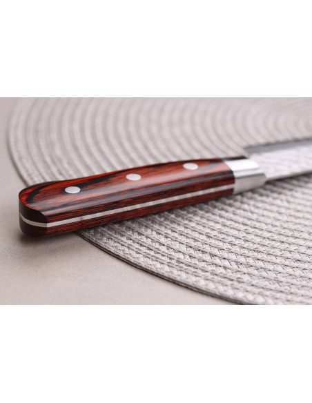 Cuchillo japonés sujihiki Sakai Takayuki Damascus Western 33 capas 24cm