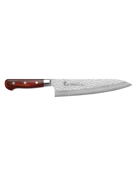 Coltello da cuoco giapponese Sakai Takayuki Damasco occidentale a 33 strati da 21 cm