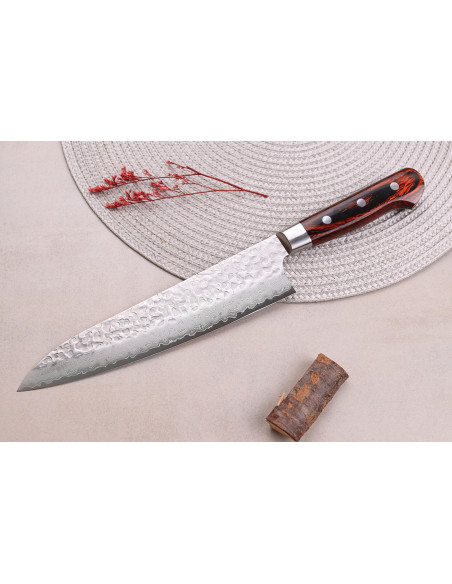 Sakai Takayuki Damascus Western 33-ply Japanese chef ' s knife 21cm