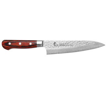 18cm Sakai Takayuki Damasco Occidental 33-capa mango de caoba cuchillo de chef japonés