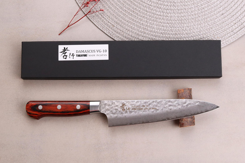 Sakai Takayuki Damascus Western 33-kertainen 18cm japanilainen kokkiveitsi ' s veitsi