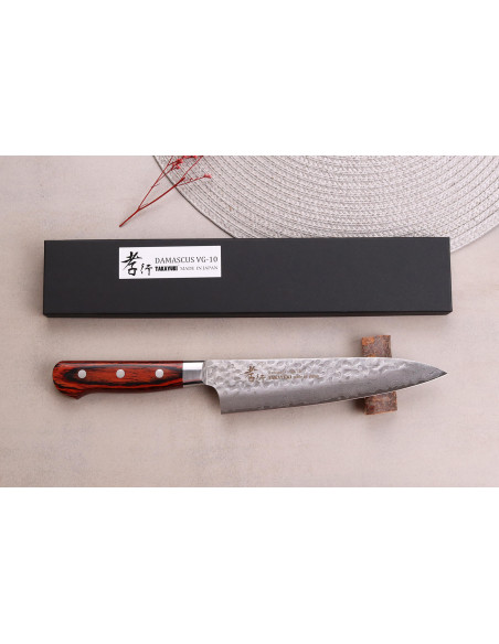 Sakai Takayuki Damaskus Western 33-lags 18 cm japansk kokkekniv