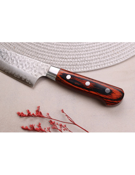 Sakai Takayuki Damascus Western 33-laags 18cm Japans koksmes