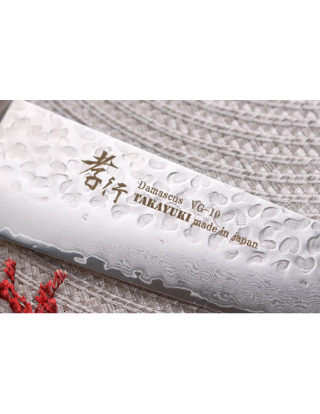 Sakai Takayuki Damaskus Western 33-lagers 18 cm japansk kockkniv