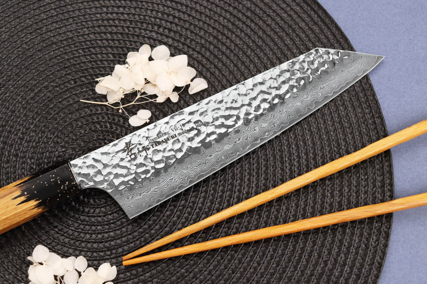 Kiritsuke knife 19cm Japanese Sakai Takayuki Kashi Urushi VG10 damas