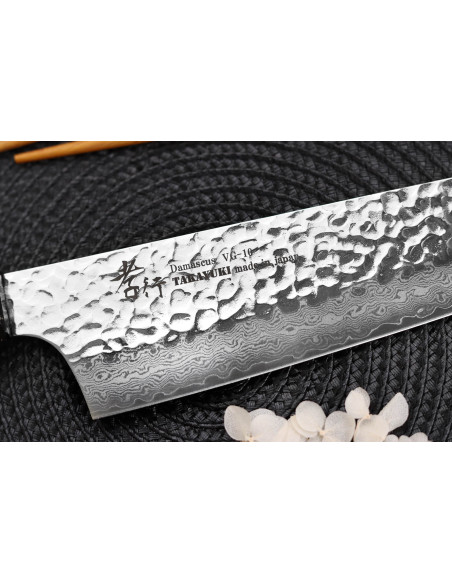 Faca kiritsuke 19cm japonês Sakai Takayuki Kashi Urushi VG10 damas