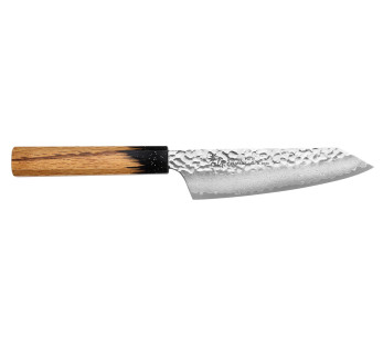 coltello santoku kiritsuke 16cm giapponese Sakai Takayuki Kashi Urushi VG10 damas