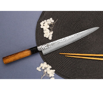 Estojo sujihiki 24cm japonais Sakai Takayuki Kashi Urushi VG10 damas 2