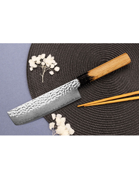 coltello nakiri 16cm Giapponese Sakai Takayuki Kashi Urushi VG10 damas