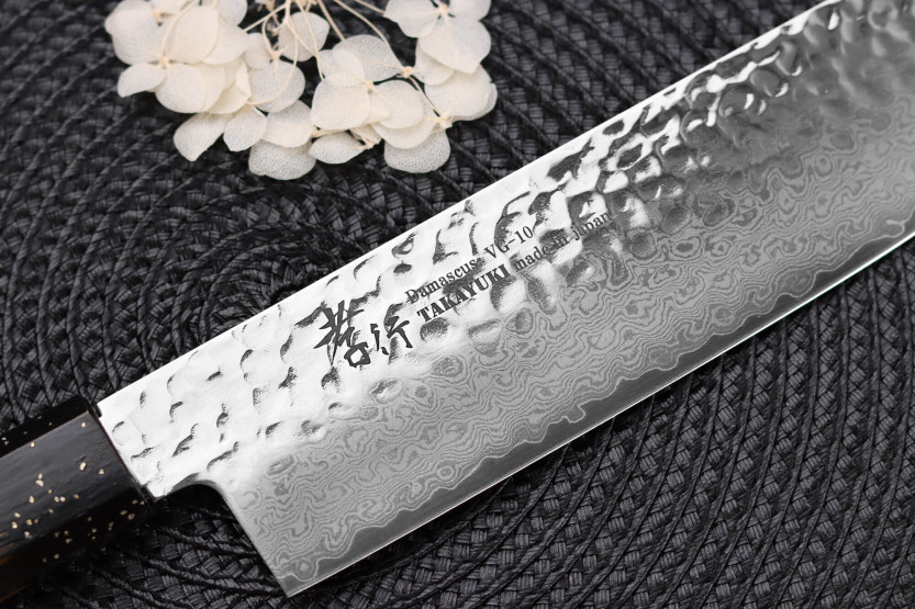 coltello nakiri 16cm Giapponese Sakai Takayuki Kashi Urushi VG10 damas