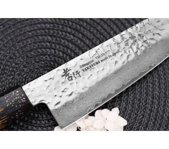 Santoku veitsi 17cm japonais Sakai Takayuki Kashi Urushi VG10 damas Sakai Takayuki Kashi Urushi VG10 damas 2