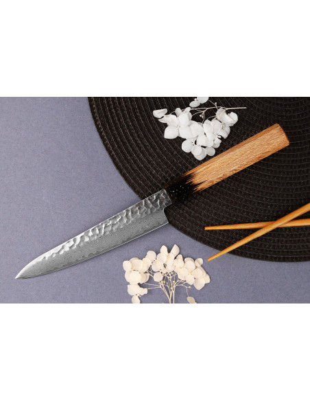 Universalkniv 15cm japonais Sakai Takayuki Kashi Urushi VG10 damas