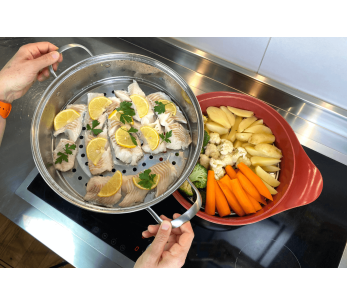 Cookut Tabuleiro de vapor de 24 cm para L'Incroyable Cocotte 2