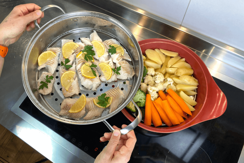 Cookut Bandeja de vapor de 24 cm para L'Incroyable Cocotte