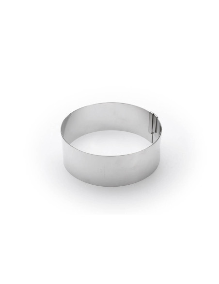 De Bu yer stainless steel extendable dessert ring height 6,5cm - 18 to 36cm