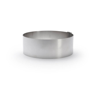 Anel de sobremesa extensível em aço inoxidável De Buyer, altura 6,5cm - 18 a 36cm 2