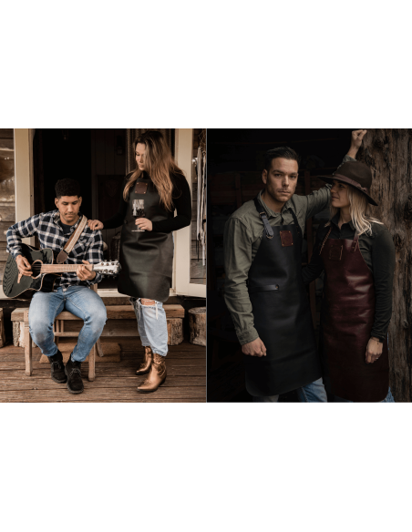 Witloft Buffalo Collection kjøkkenforkle i kunstskinn