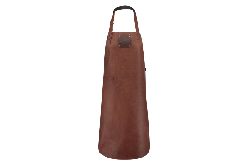 Grembiule da cucina artigianale in pelle pieno fiore Witloft Buffalo Collection
