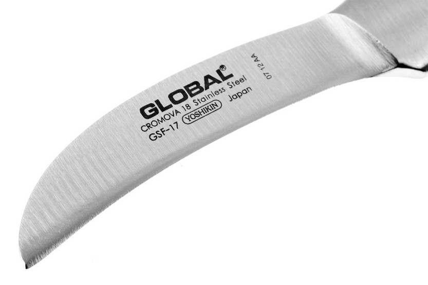 Global GSF17 Faca Faca de bico de pássaro japonesa com 6 cm de lâmina