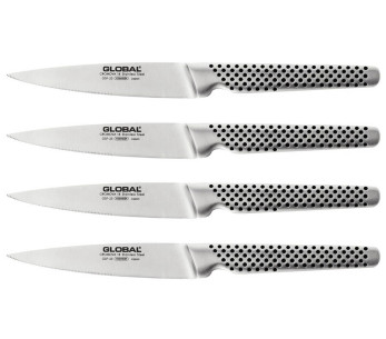 4 kpl Global GSF4023 Japanilaiset pihviveitset , 11cm hammastetut terät