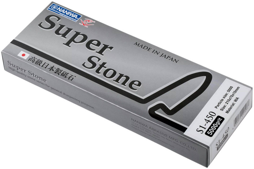 Pedra de amolar japonesa de grão 5000 Naniwa Super Stone
