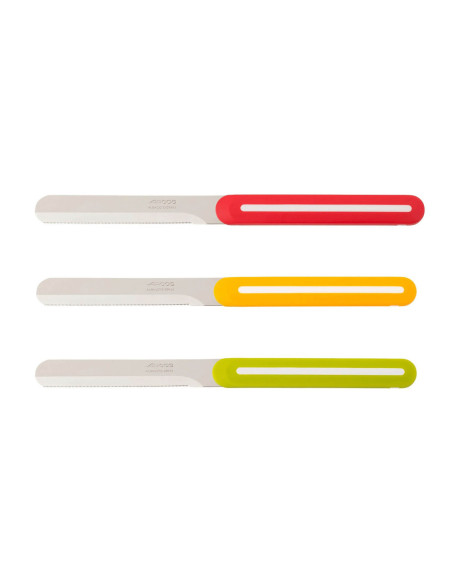 Sæt med 3 Arcos B-Line-knive med 10 cm klinge