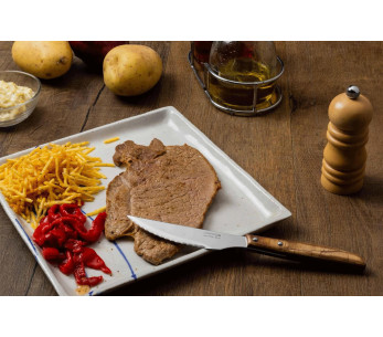 Juego de 6 cuchillos Arcos para bistec/pizza 11cm hoja dentada 2