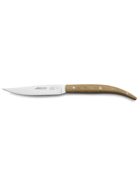 4 kpl Arcos The Origin pihviveitset beige micarta kahva