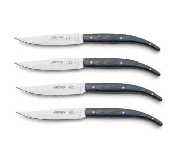 4 kpl Arcos The Origin pihviveitset sininen micarta kahva