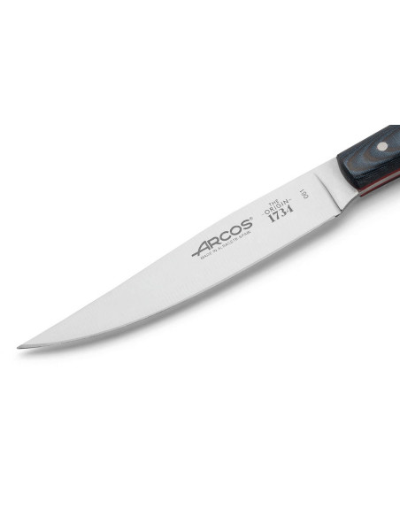 Set van 4 Arcos The Origin steakmessen blauw micarta handvat