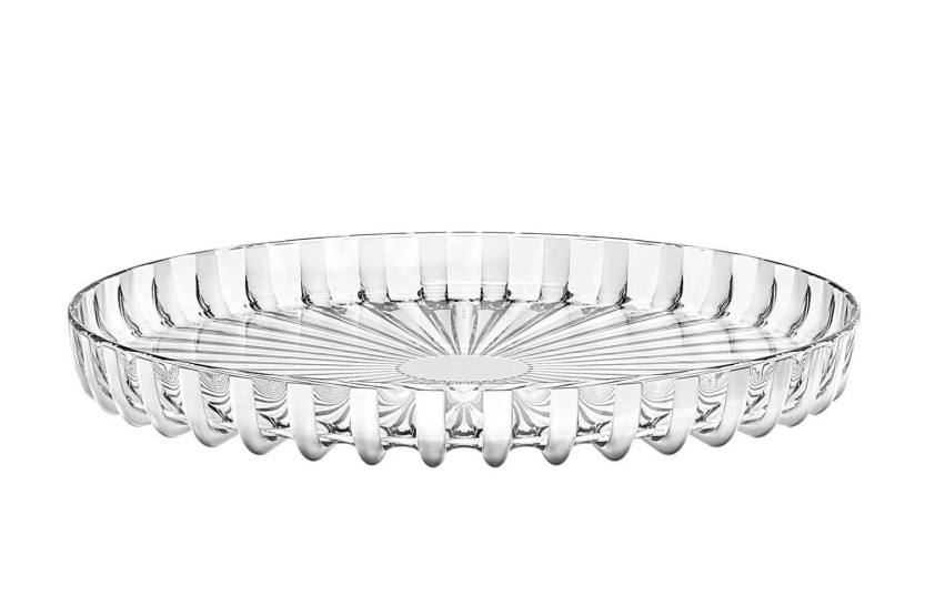 Guzzini Dolcevita round tray in bio-sourced polymer