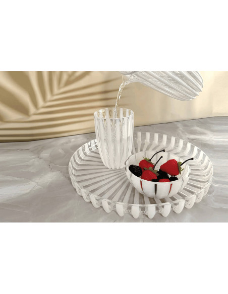 Guzzini Dolcevita rundt brett i biopolymer