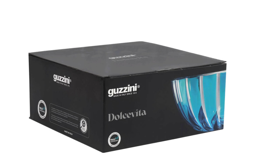 Salatschüssel Guzzini Dolcevita Bernstein aus biobasiertem Polymer
