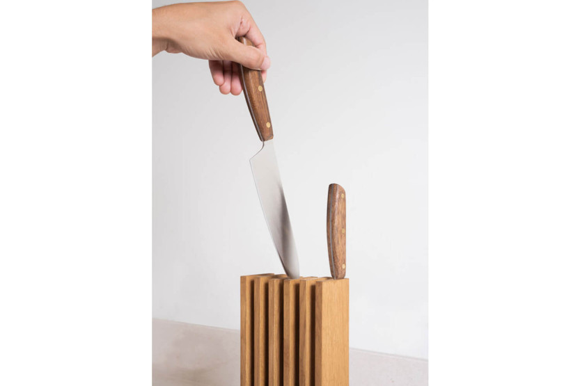 Arcos Petra bloque de piedra y madera 28x36.4x7.8cm