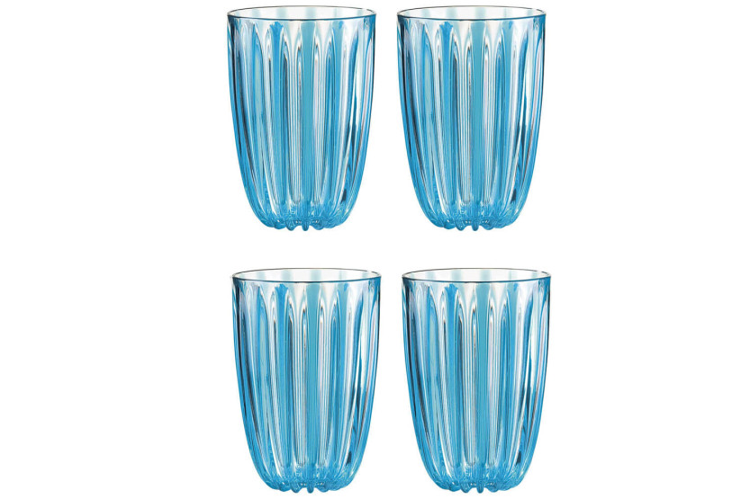 Set om 4 Guzzini Dolcevita-glas i biobaserad polymer