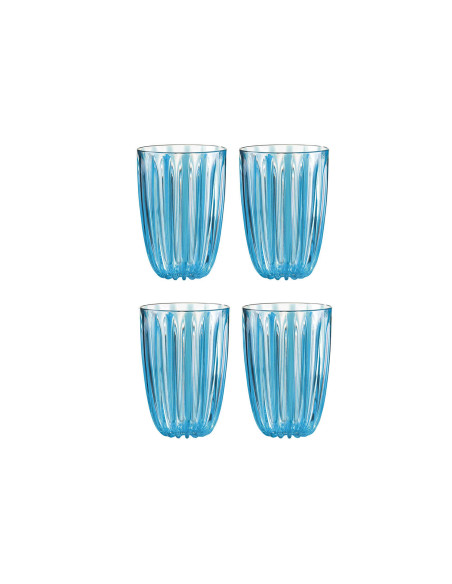 Set om 4 Guzzini Dolcevita-glas i biobaserad polymer
