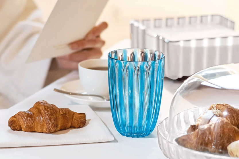 Set van 4 Guzzini Dolcevita glazen van biobased polymeer