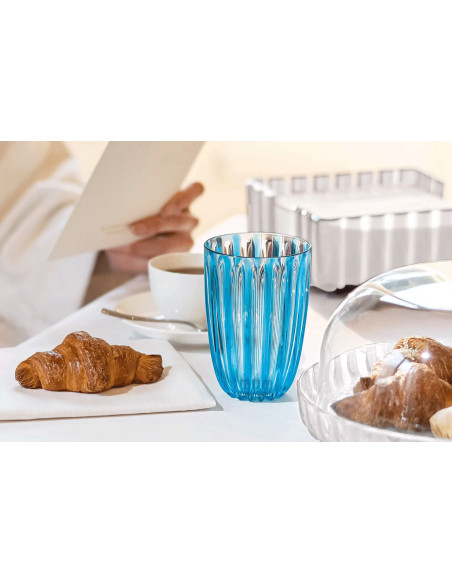 Sett med 4 Guzzini Dolcevita-glass i biobasert polymer