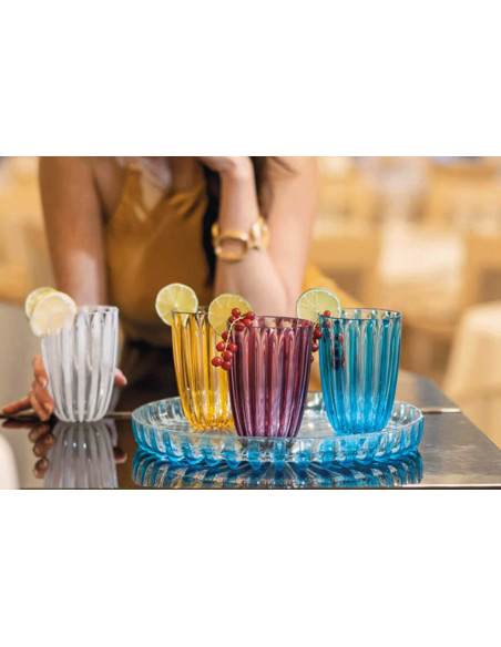 Set om 4 Guzzini Dolcevita-glas i biobaserad polymer