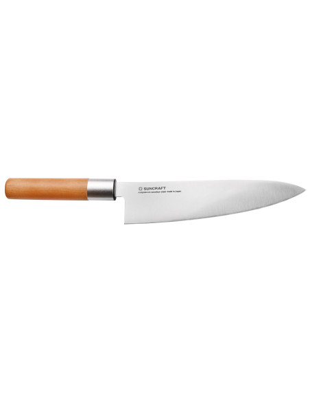 Japanisches Kochmesser 20cm Suncraft Senzo Griff aus Magnolia