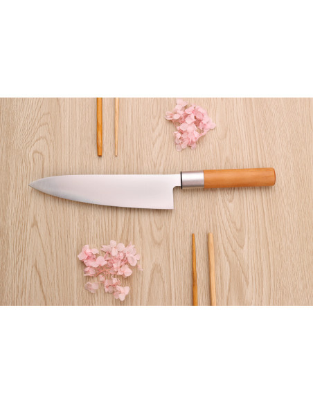 Japansk kokkekniv 20 cm Suncraft Senzo magnoliahåndtak
