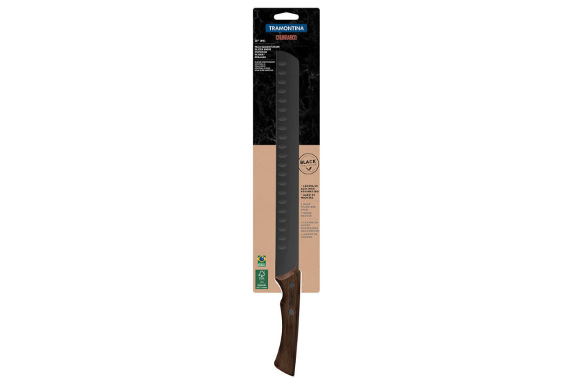 Tramontina Churrasco hammes met zwart met granton lemmet