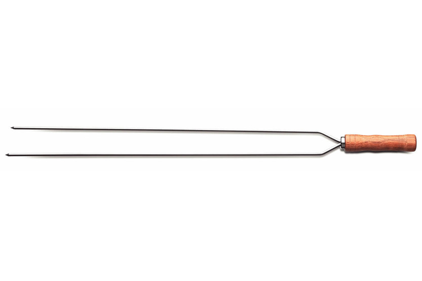 Doppelspieß Tramontina Churrasco aus Edelstahl und Holz 85cm