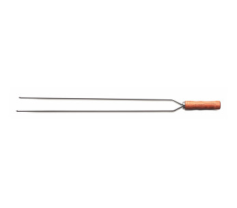Tramontina Churrasco dubbelgrillspett i rostfritt stål och trä 65cm