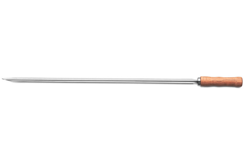 Pincho Tramontina Churrasco acero inoxidable y madera 75cm