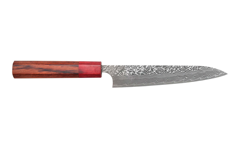 cuchillo universal japonés Yoshimi Kato 15cm SG2 Damasco hecho a mano