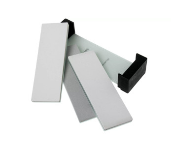 Juego de 3 piedras de afilar japonesas Shapton Glass Stone 50308 grano 500, 2000 y 8000 + soporte